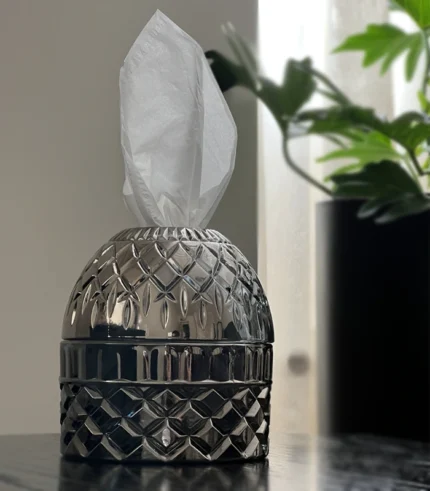 جای دستمال کاغذی بلوری