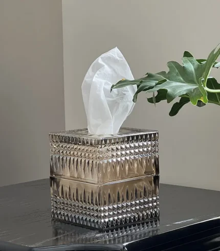 جای دستمال کاغذی بلوری